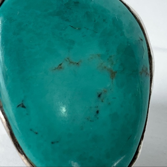 Silpada Tumbled Turquoise Cocktail Ring 925 - Picture 3 of 8